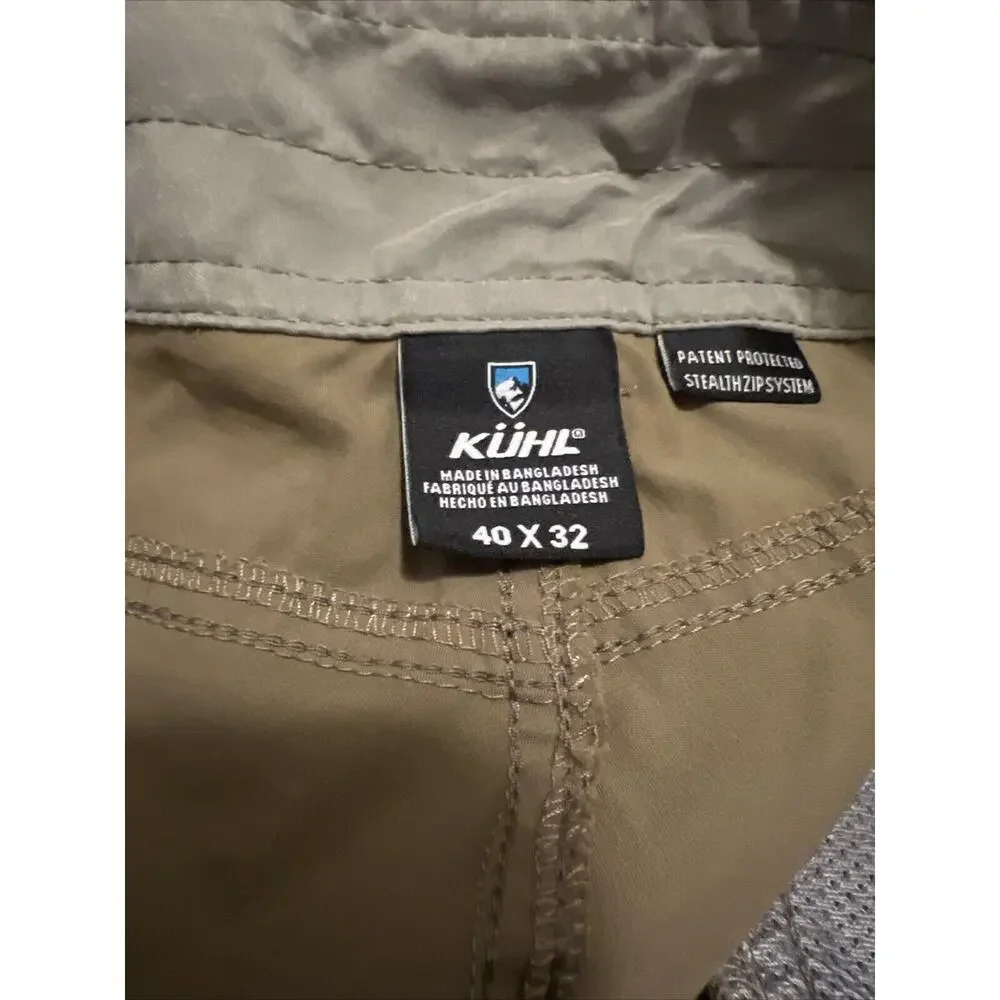 Kuhl Renegade Convertible Cargo Men's 40 Hiking Outdoor Pants‎ *SHORTS ONLY*